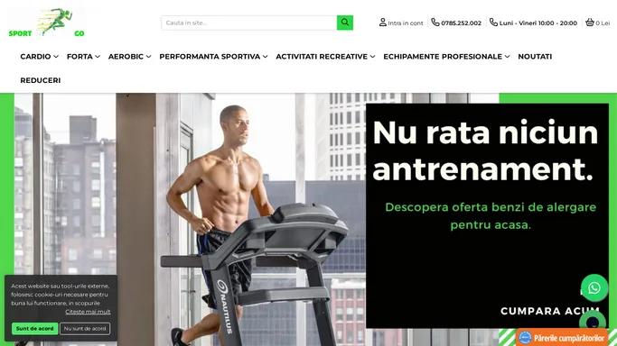 Sport Go Romania - Echipamente Fitness si Articole Sportive