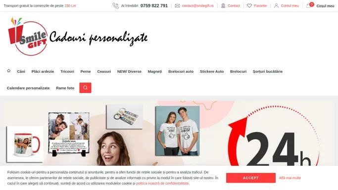 Homepage - SmileGift | Cadouri personalizate