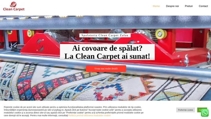 Spalatorie covoare Zalau – Clean Carpet – Ai covoare de spalat? La Clean Carpet ai sunat!