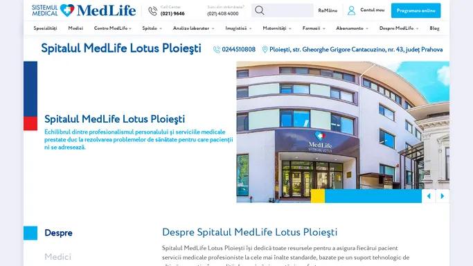 Spitalul MedLife Lotus Ploiesti | MedLife