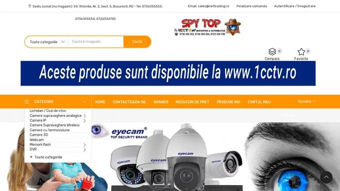 Sisteme de supraveghere si monitorizare video - SPYTOP.ro