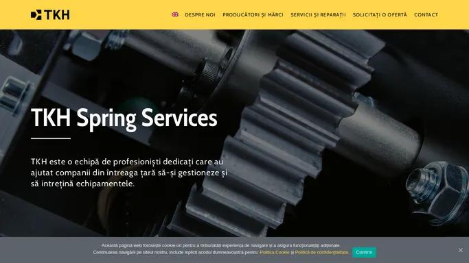 TKH Spring Services | Reparatii echipamente industriale, sisteme vinificatie
