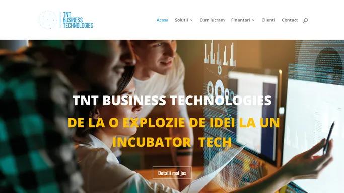 TNT Tech - Tehnologii inovative pentru fiecare
