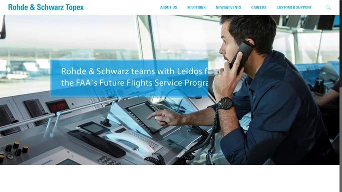 Rohde & Schwarz Topex - Mission Critical and Enterprise Solutions