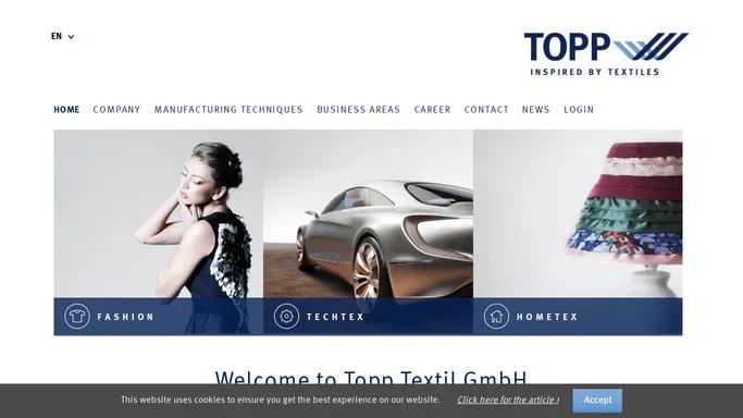 Textile tapes for more than 70 years » Topp Textil GmbH - Topp Textil (en)