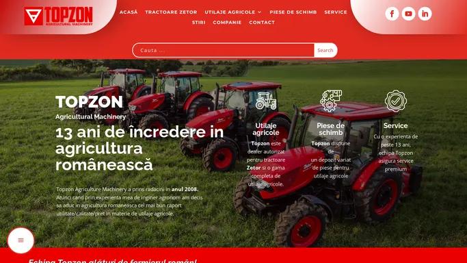 Topzon Agricultural Machinery - Utilaje agricole de top. La preturi de top.