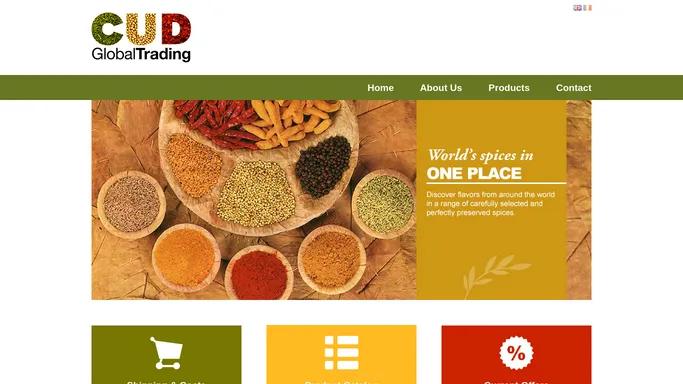 CUD Global Trading – Online Shop for Nuts, Seeds, Spices, Seasonings and Condiments