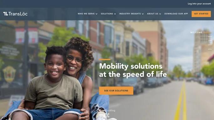 TransLoc - Mobility Solutions for Equitable Transit