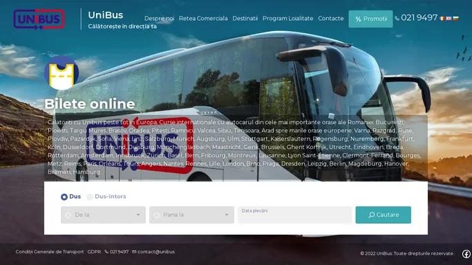 Transport International Persoane | Autocar Unibus Europa