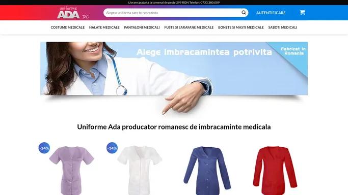 Uniforme Ada producator romanesc de imbracaminte medicala