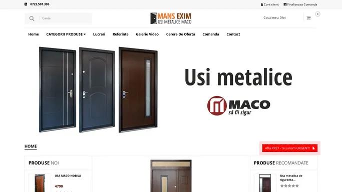 Usi metalice Maco - Maco Expres Construct