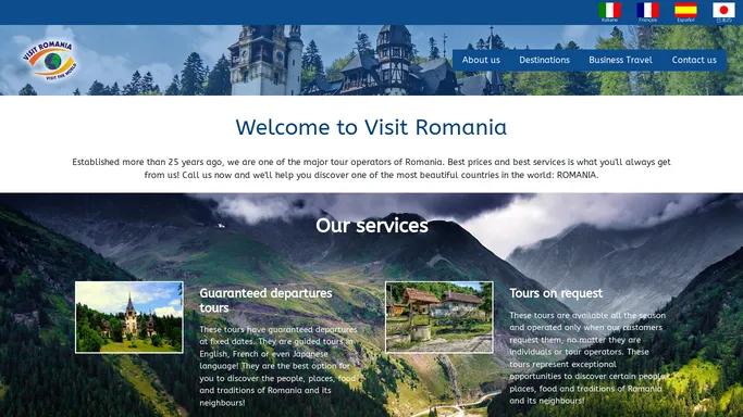 Visit Romania | A major Romanian tour operator. Since 1994.