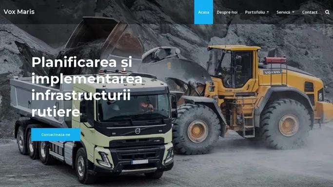 Vox Maris - Infrastructura rutiera, transport, constructie drumuri