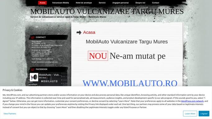 MobilAuto Vulcanizare Targu Mures | Servicii de vulcanizare si service rapid in Targu Mures – MobilAuto Mures