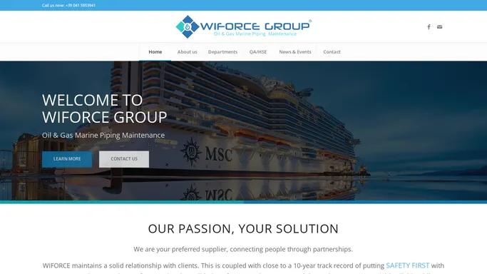 WiForce Group – Oil & Gas Marine Piping Maintenance