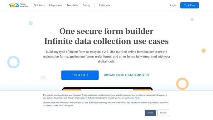 Free Online Form Builder | Form Creator | 123FormBuilder