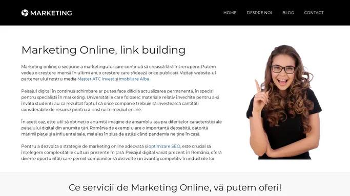 Marketing Online, Servicii de promovare si Link Building