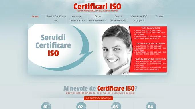 Acasa | Certificari ISO | Consultanta ISO