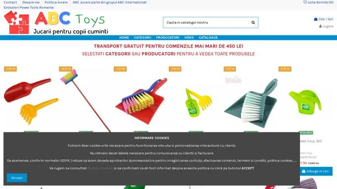 ABC Toys - Jucarii pentru copii cuminti