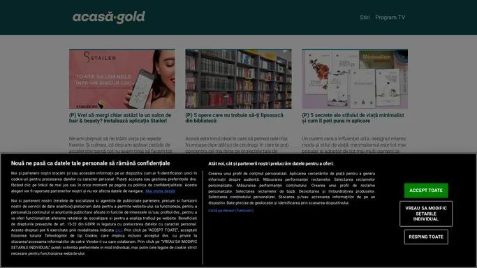 Acasa Gold - Homepage