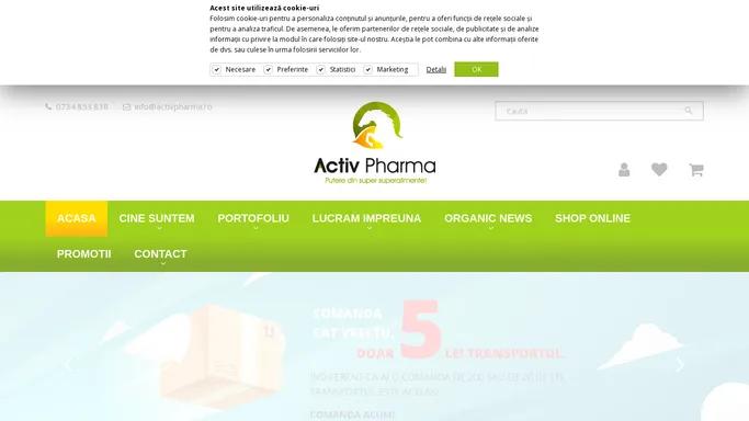 Prima pagina - Activ Pharma