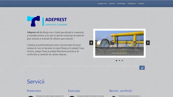 Adeprest | constructii / instalatii gaz