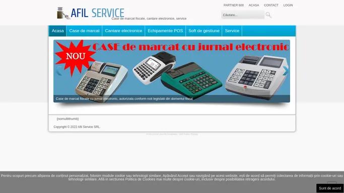 Afil Service - Case de marcat fiscale, Cantare electronice, Sisteme POS