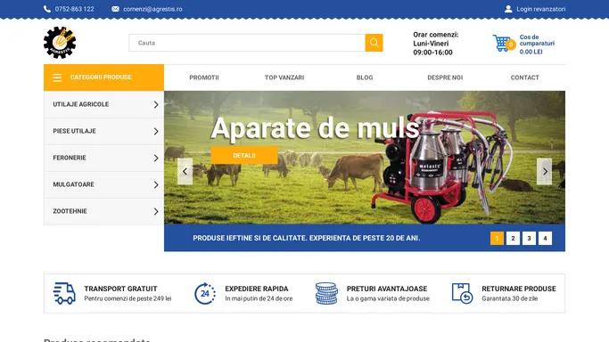 Agrestis - magazin online agricultura si zootehnie
