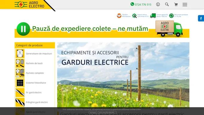 Gard ELECTRIC pentru animale si accesorii garduri electrice - AgroElectro.ro