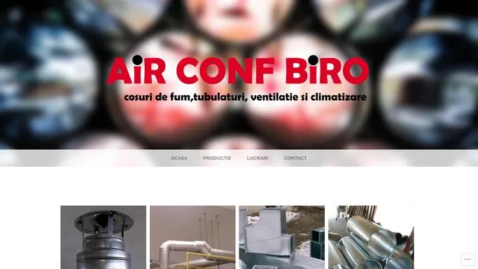 Airconf – cosuri de fum,tuburi de ventilatie si climatizare