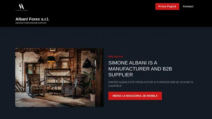 Albani Forex s.r.l. – MANUFACTURER AND B2B SUPPLIER
