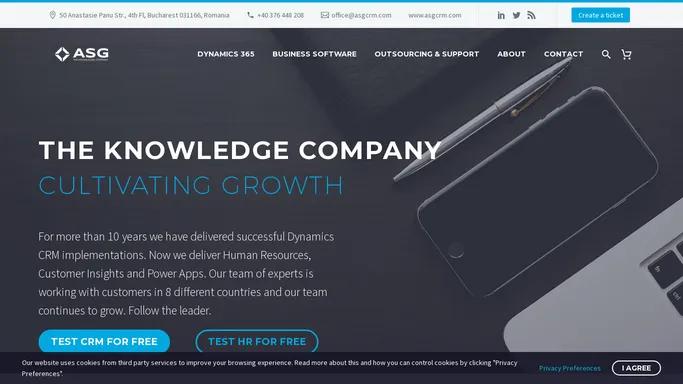 ASG - The Knowledge Company