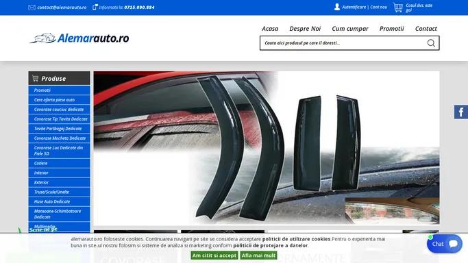 Magazin online Presuri Covorase Auto Accesorii Paravanturi Ornamente inox Prelate Perdelute Geam Piese auto