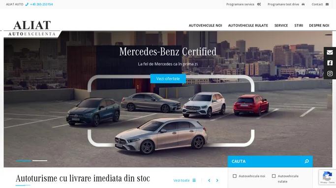 Centru autorizat vanzari si service Mercedes Benz - Aliat Auto