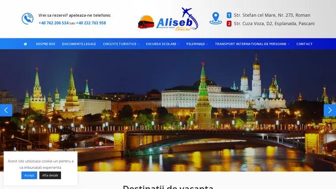 Companie turism si transport international de persoane - Aliseb Tours