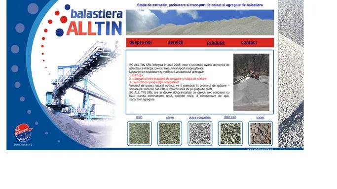 Balastiera ALLTIN - agregate de balastiera, nisip, pietris, balast, piatra