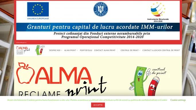 Alma Print - Productie publicitara Deva, Hunedoara, Alba, Sibiu, Bannere