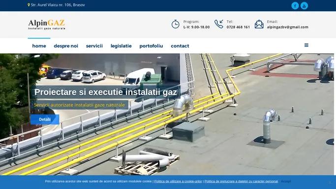 Proiectare si executie instalatii gaz metan, instalatii sanitare/termice Brasov