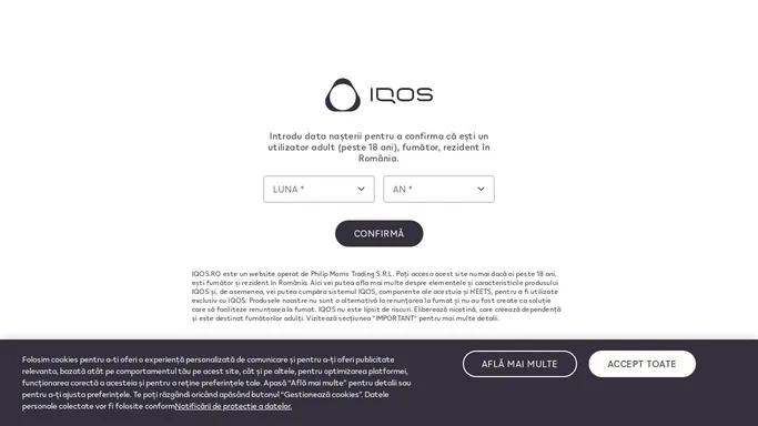 Incearca IQOS gratuit | IQOS Romania