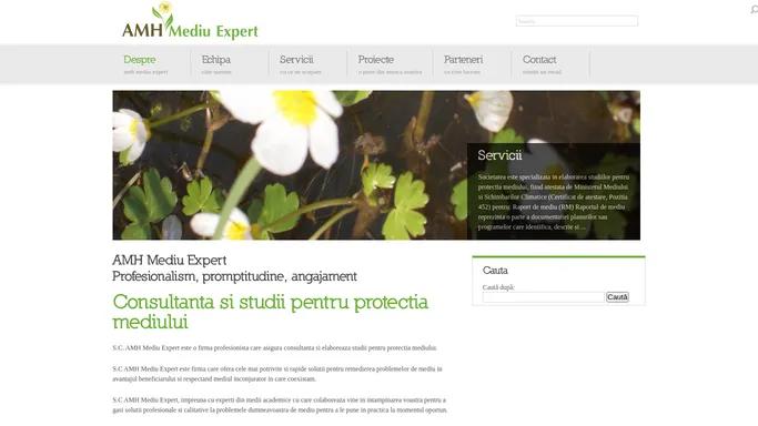 AMH Mediu Expert - Consultanta si studii pentru protectia mediului