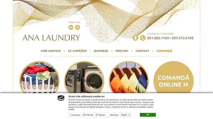 Ana Laundry - curatatorie profesionala by Ana Hotels