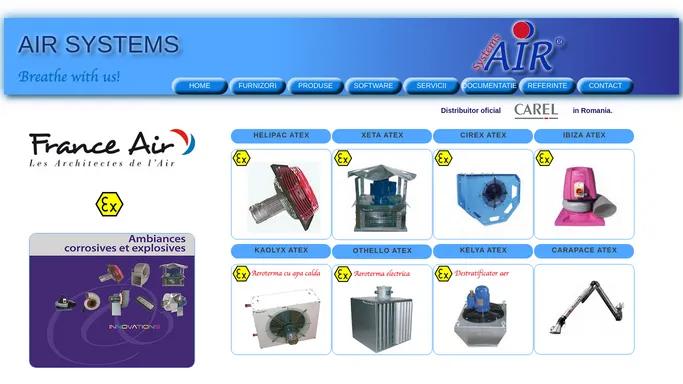 AIR SYSTEMS  - PRODUSE ANTIEX/ATEX FRANCE AIR