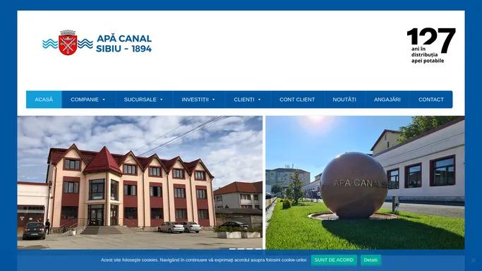Index - Apa Canal Sibiu