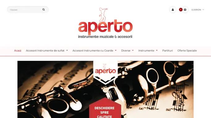 Magazin Aperto | Instrumente Muzicale si Accesorii