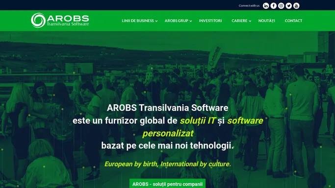 AROBS GRUP - solutii IT pentru afaceri si software personalizat