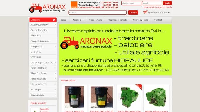 Aronax.ro Piese utilaje agricole - Piese tractor ,Magazin utilaje agricole - orice model , Magazin piese agricole