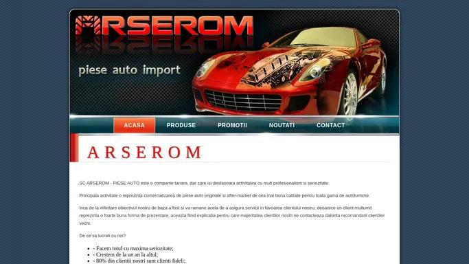 ARSEROM - Home Page