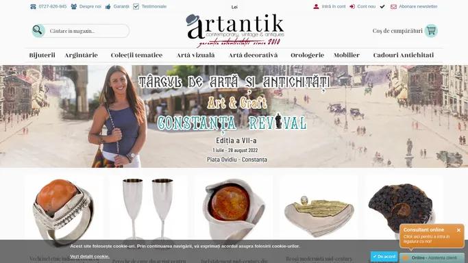 Magazin online de antichitati, bijuterii vintage, bijuterii argint, arta si obiecte de colectie