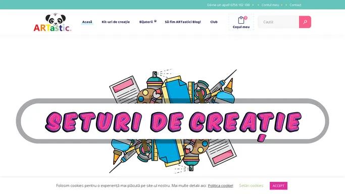 ARTastic Online Store - Magazin online de jocuri creative pentru copii