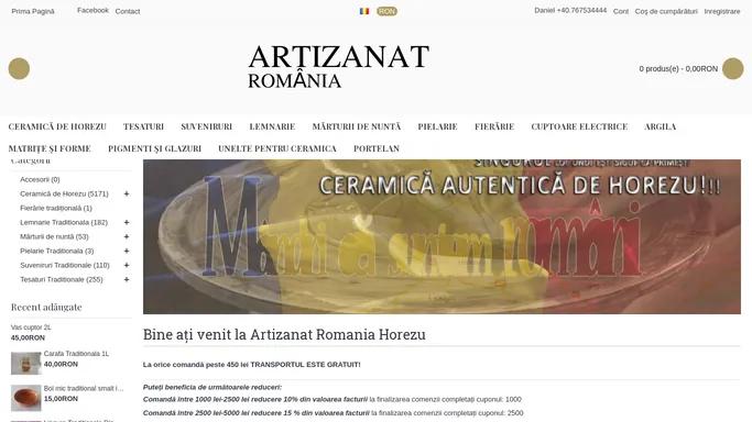 Artizanat Romania horezu
